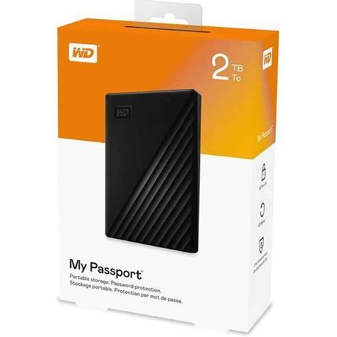 wd 2 to|Western Digital WD My Passport Slim External HDD Storage 1TB .